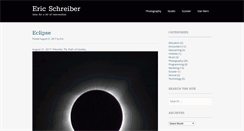 Desktop Screenshot of ericschreiber.com